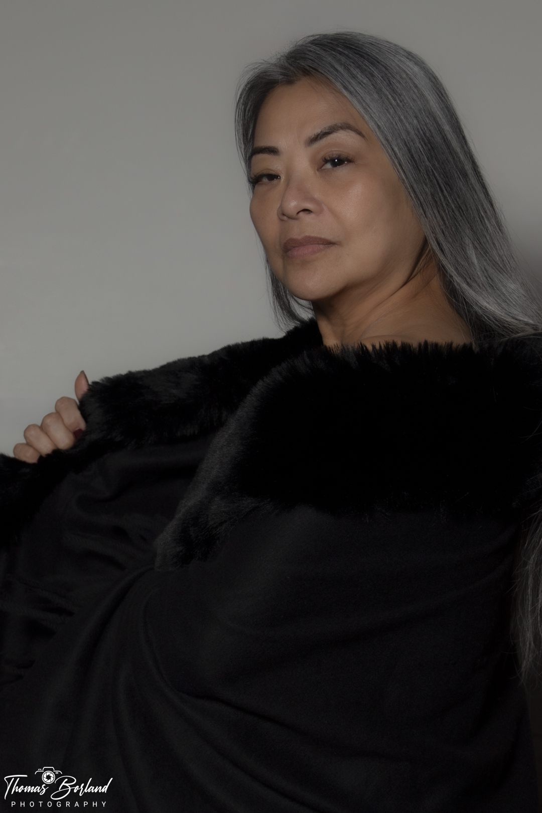 Beauty Wrapped in Black